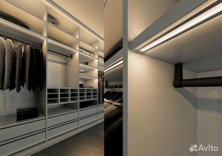 Светодиодная подсветка гардероба и шкфа купе a 11