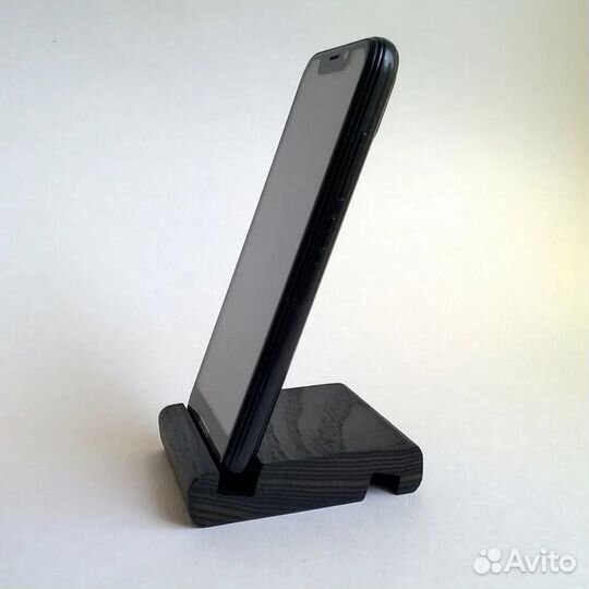 Новая Подставка для смартфона деревянная из ясеня