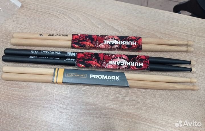 Барабанные палочки Pro-Mark, Hurrikane, USA Hickor