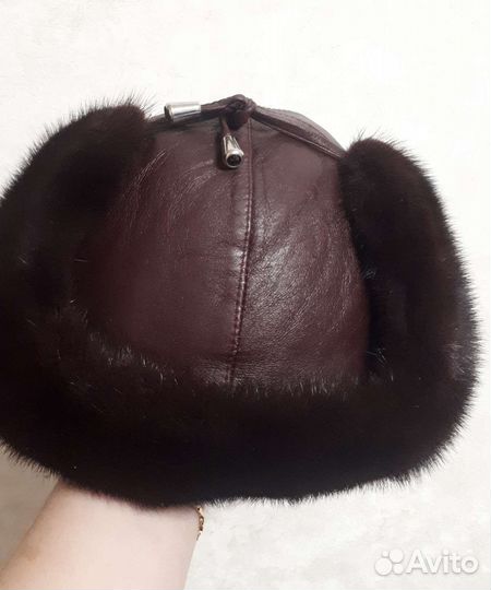 Шапка норковая женская бу