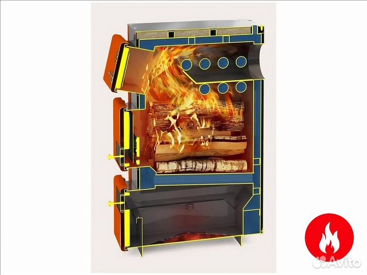 Твердотопливный котел теплодар куппер про-16 (2.0)