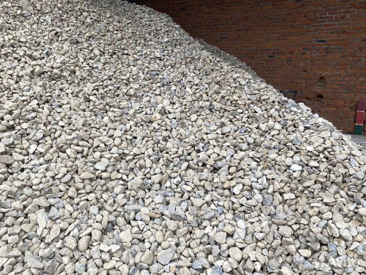 Щебень, Песок