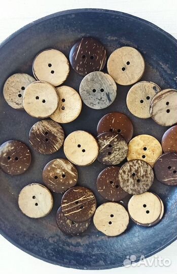 Наборы пуговиц фурнитуры из натуральных материалов