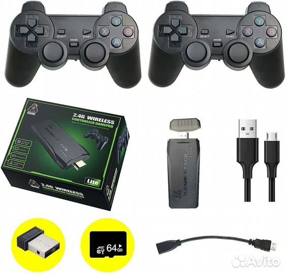 Игровая приставка game stick 64gb