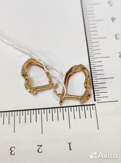 Золотые серьги