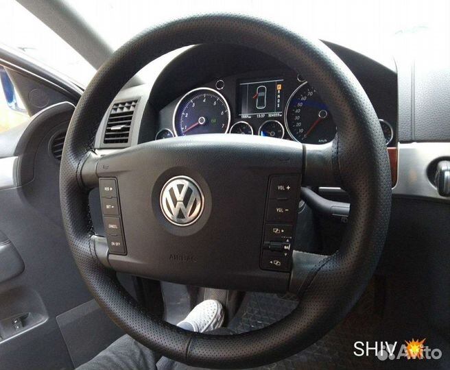 Оплетка на руль из кожи