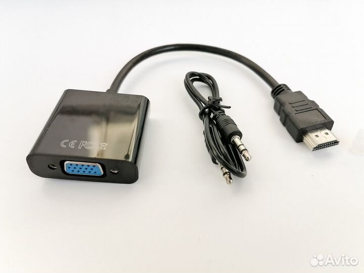 Адаптер Hdmi - VGA +Аудио кабель Новый