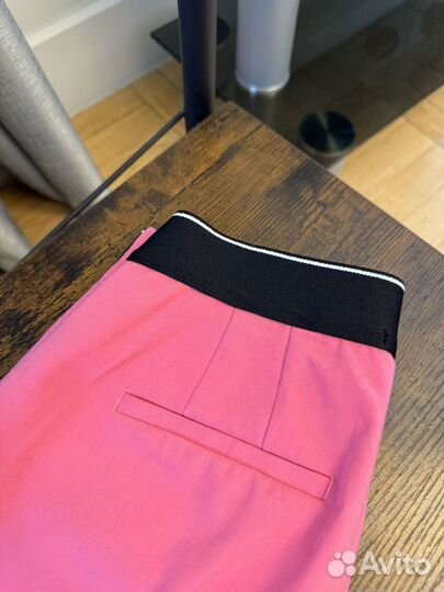 Розовые брюки zara размер s