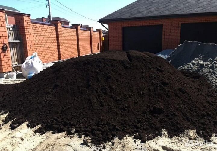 1,2,3 м3 навоз, чернозем, песок