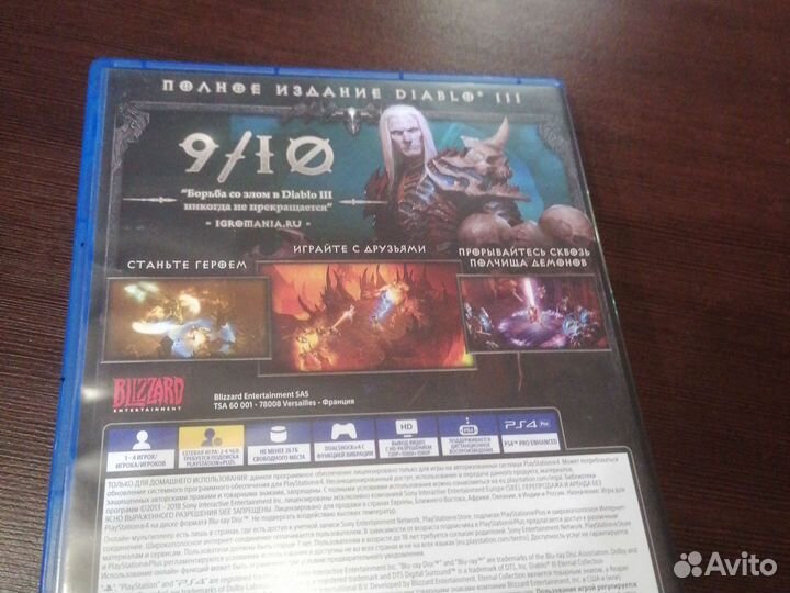 Игра на ps4 Diablo 3 Eternal collection