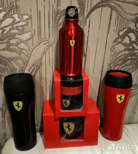 Фитнес бутылка & термос от Scuderia Ferrari