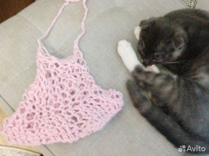 Вязаные сумка авоська