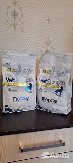 Сухой корм для кошек Monge vetsolution oxalate