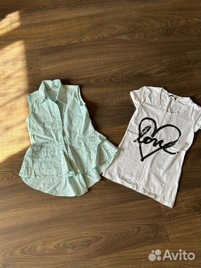 Вещи на девочку 9-10 лет в хорошем состоянии