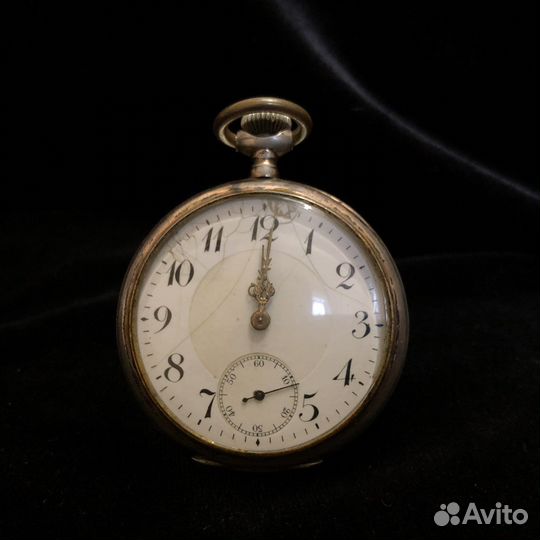 Часы карманные серебро 800