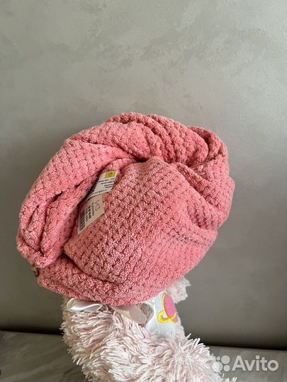 Полотенце новое и чалма на голову