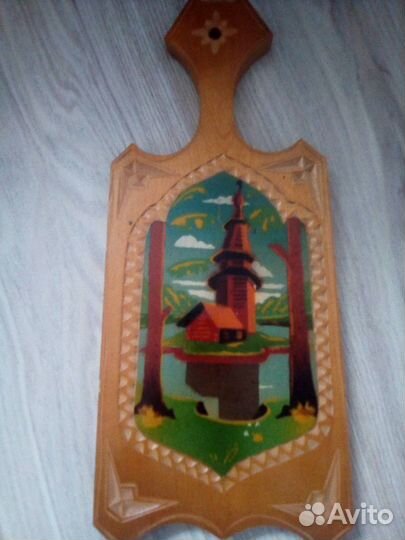 Набор деревянных декоративных разделочных досок