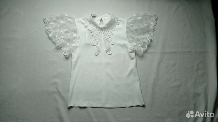 Блузка белая школьная