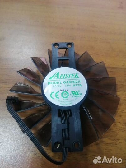 Вентилятор для видеокарты Palit GeForce GTX 1060