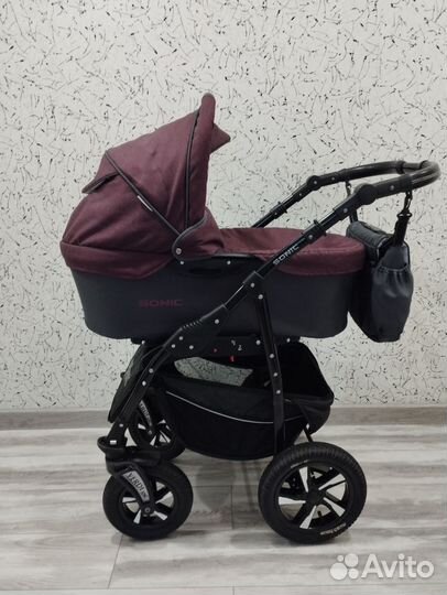 Коляска 3 в 1 Verdi Sonic Спелая вишня (Доставка)
