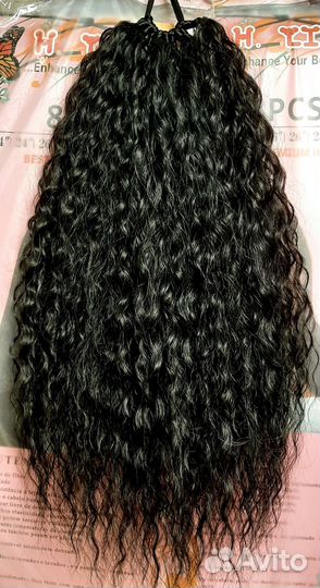 Афрохвост кудрявый на резинке