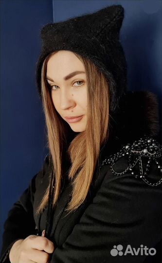 Шапка чепчик с ушками