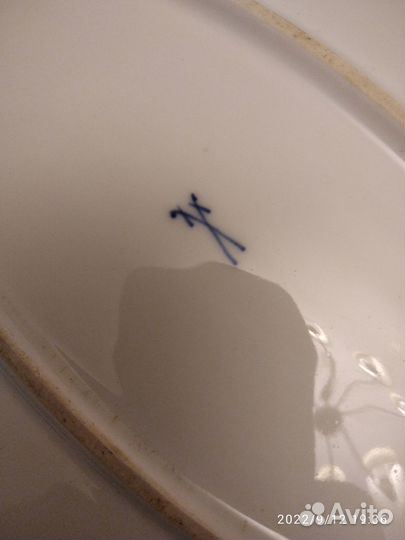 Мейсен, антикварное блюдо