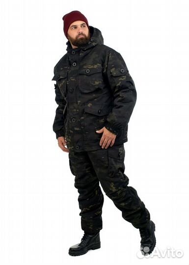 Костюм зимний Горка черный мультикам