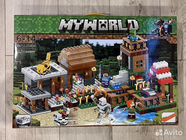 Конструктор деревня майнкрафт