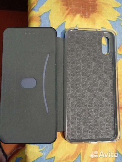 Чехол книжка xiaomi redmi 9а, черный
