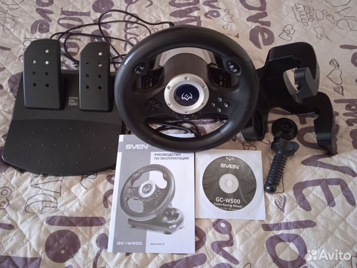 Игровой руль Sven GC-W500