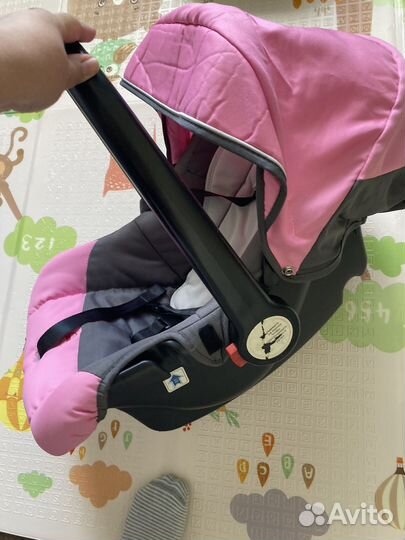 Автолюлька/автокресло leader kids