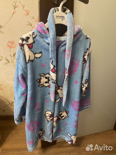 Халат махровый для девочки