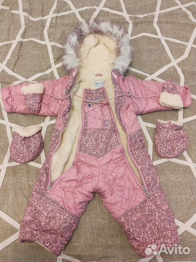 Комбинезон для девочки зимний
