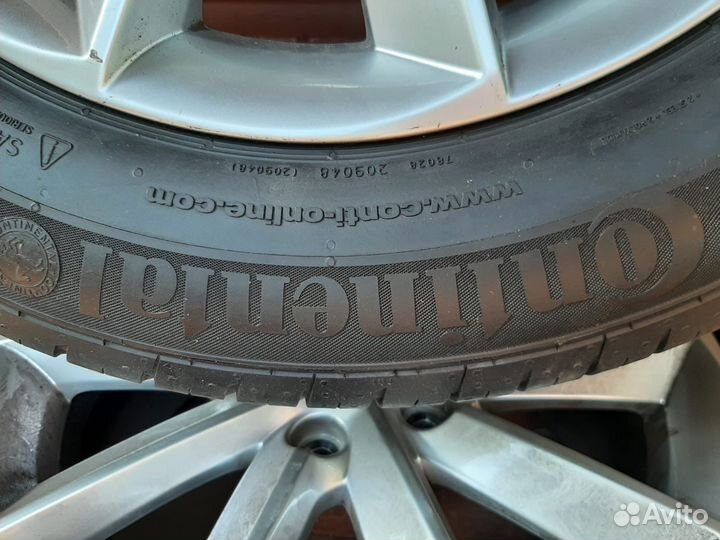 Комплект летней резины r16 на литых дисках