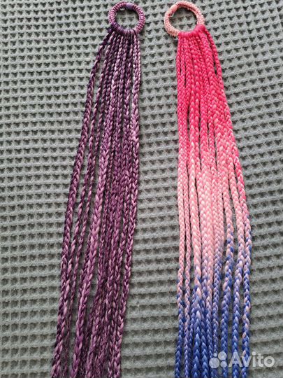 Резинка с косами