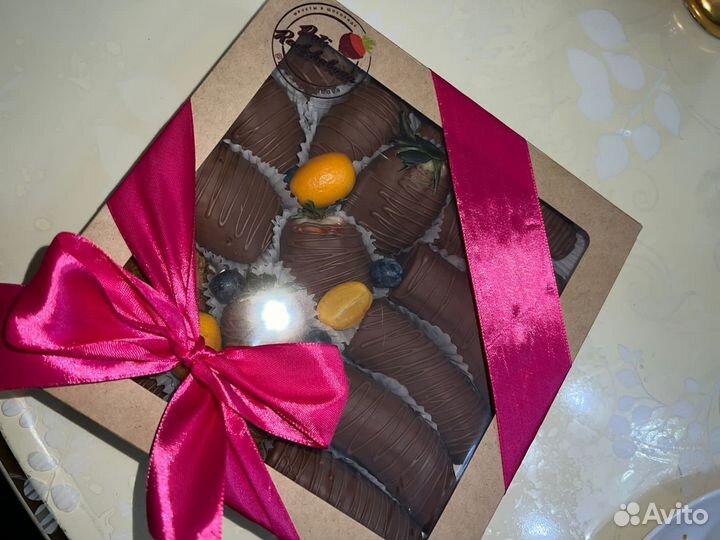 Клубника в шоколаде, Callebaut