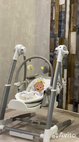 Детский стульчик-качели 3в1