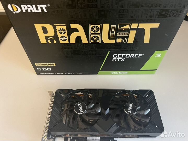 Видеокарта Palit gtx 1660 super