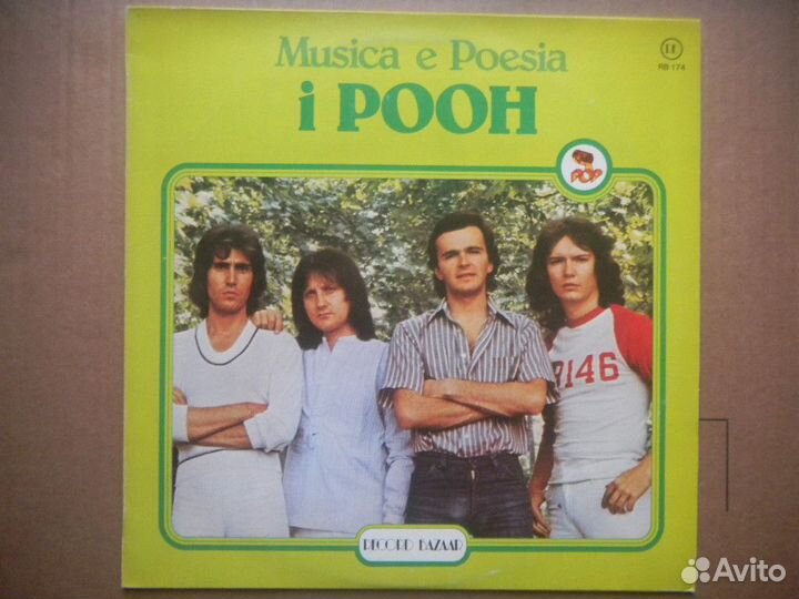 I Pooh /Musica E Poesia Italy. RB 1978 год LP EX++