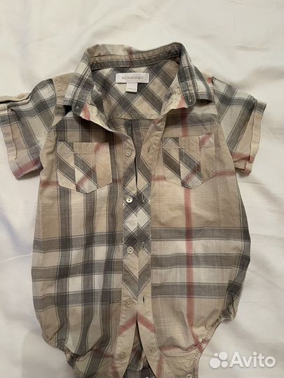 Рубашка-боди burberry