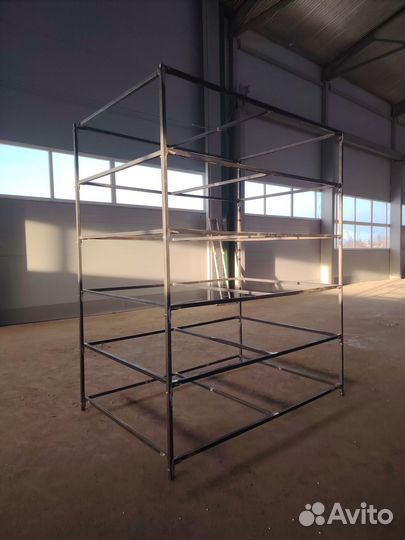 Стеллаж разборный металлический