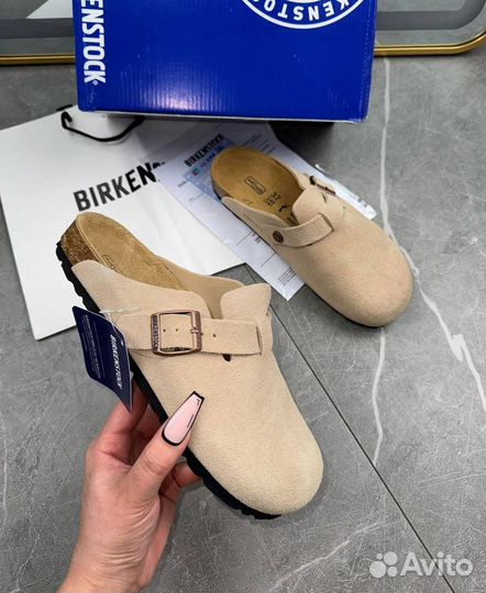 Тапочки birkenstock сабо шлепки