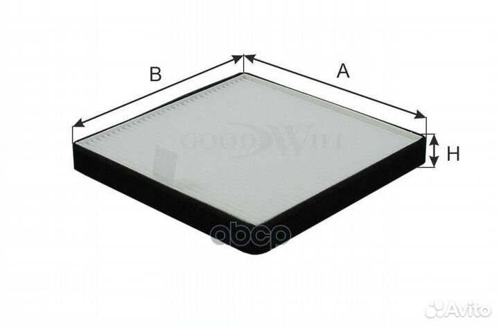 Фильтр салона lifan myway AG 768 CF Goodwill