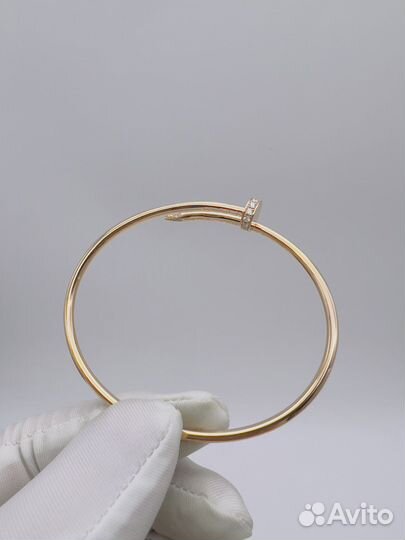 Золотой браслет cartier small с бриллиантами