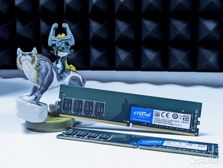 Оперативная память DDR4 crucial 16gb