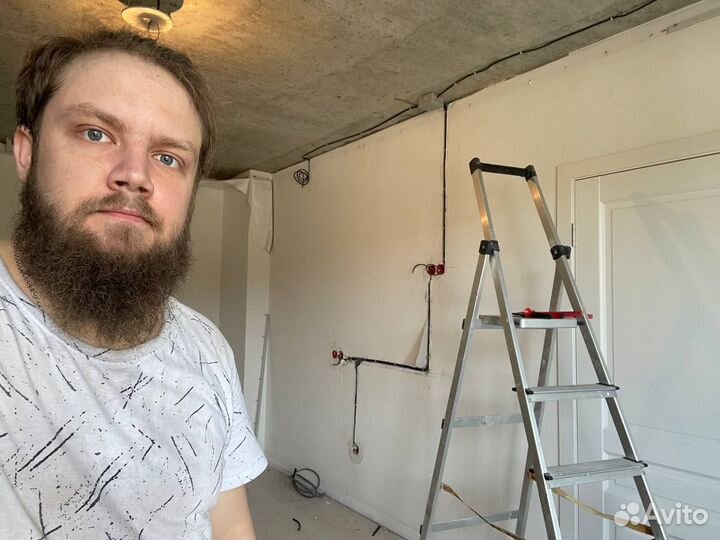 Электрик Перенос розеток