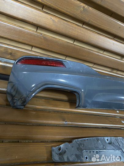 Диффузор на задний бампер bmw g30