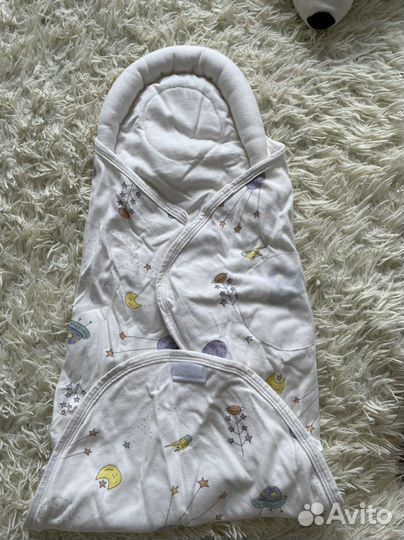 Пеленка кокон на липучках