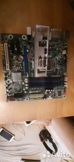 Неисправная материнская плата 1156